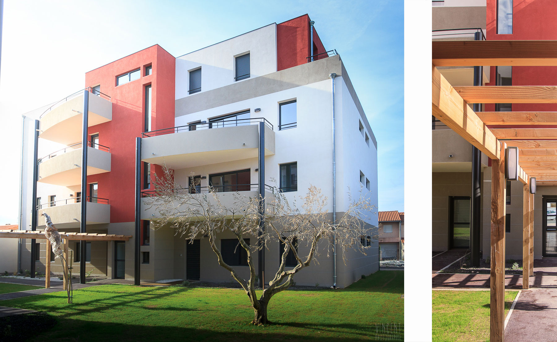 Construction en VEFA de la résidence La Savoureuse comprenant 2 immeubles de logements avec locaux professionnels et parkings couverts à Rivesaltes