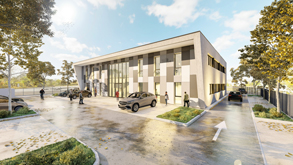 mini-3D-ATRIUM Bureaux de PRO2 Architecteurs à Narbonne